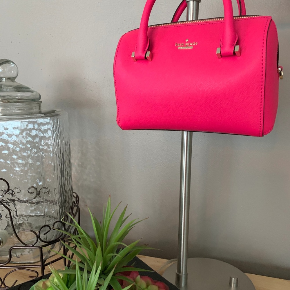 Kate Spade Handbag NWOT Confetti Pink Leather Bag - Picture 2 of 5